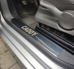 Volkswagen Caddy 2004–2010 Iekšējo sliekšņu uzlikas (Carmos, tērauds) foto 1