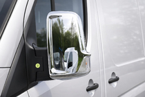 Mercedes Sprinter W906 2006–2018 Spoguļu uzlikas (2 gab.) Carmos, turku tērauds foto 2