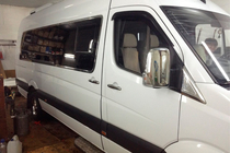 Mercedes Sprinter W906 2006–2018 Spoguļu uzlikas (2 gab.) Carmos, turku tērauds foto 12