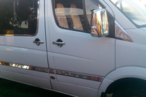 Mercedes Sprinter W906 2006–2018 Spoguļu uzlikas (2 gab.) Carmos, turku tērauds foto 6