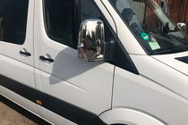 Volkswagen Crafter 2006–2016 Spoguļu uzlikas (2 gab.) OmsaLine, itāļu nerūsējošais tērauds foto 4