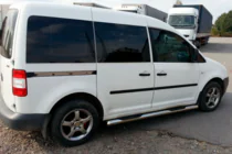 Volkswagen Caddy 2004–2010 Sānu aizsargcaurules (2 gab., nerūsējošais tērauds) foto 1