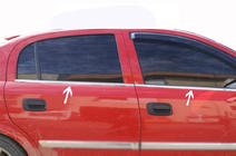 Opel Astra G Classic 1998–2012 Logu apmales (4 gab.) foto 2