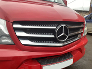 Mercedes Sprinter W906 2006–2018 Radiatora režģa uzlikas (2013↗, nerūs.) OmsaLine – itāļu nerūsējošais tērauds foto 6