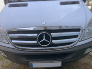 Mercedes Sprinter W906 2006–2018 Radiatora režģa apmale (2006-2013, nerūsējošais tērauds) foto 1