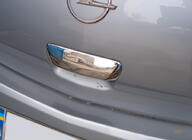 Opel Corsa D 2007–2014 Aizmugurējo durvju roktura uzlika (nerūsējošais tērauds) Carmos – turku nerūsējošais tērauds foto 1