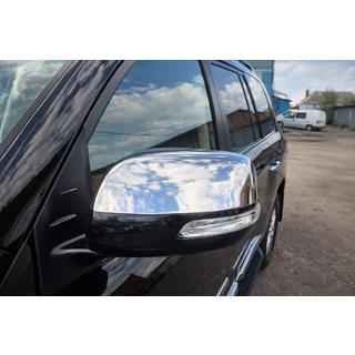 Atpakaļskata spoguļu uzlikas (2 gab., nerūsējošais tērauds) Toyota Land Cruiser Prado 150 2009–2023 foto 1