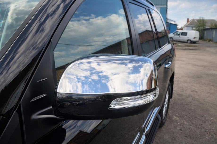 Toyota Land Cruiser Prado 150 2009–2023 Atpakaļskata spoguļu uzlikas (2 gab., nerūsējošais tērauds) Carmos – turku nerūsējošais tērauds Image