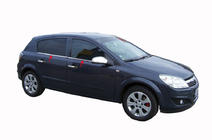 Opel Astra H 2004–2013 Ārējās logu apmales no nerūsējošā tērauda Hečbeks, Carmos — turku tērauds foto 8