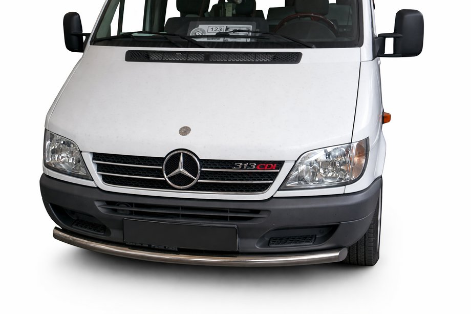 Mercedes Sprinter W901/902/903/904/905 1995–2006 Priekšējais aizsargstienis ST008 (nerūsējošais tērauds) Image