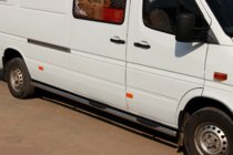 Volkswagen LT 1995–2006 Sānu caurules (2 gab., nerūs. tērauds) foto 5