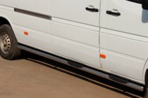Volkswagen LT 1995–2006 Sānu caurules (2 gab., nerūs. tērauds) foto 1