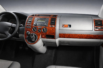 Volkswagen T5 Transporter 2003–2010 Instrumentu paneļa uzlikas (Turcija) Alumīnijs foto 1