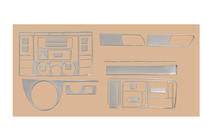 Volkswagen T5 Transporter 2003–2010 Instrumentu paneļa uzlikas (Turcija) Alumīnijs foto 3