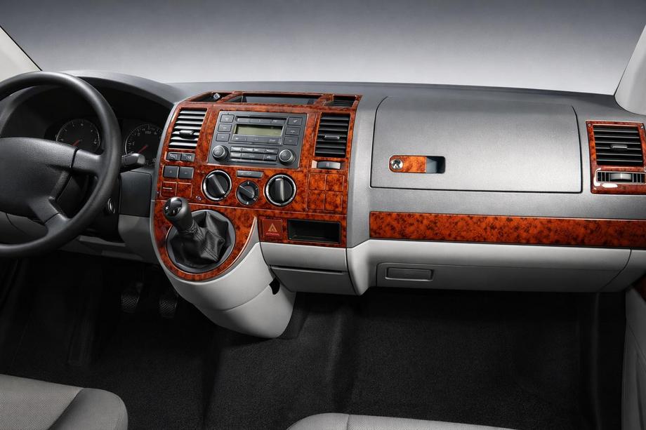 Volkswagen T5 Transporter 2003–2010 Instrumentu paneļa uzlikas (Turcija) Alumīnijs Image
