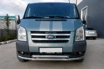 Ford Transit 2000–2014 Priekšējais aizsargstienis ST014 (2006-2014, nerūsējošais tērauds) foto 1