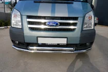 Ford Transit 2000–2014 Priekšējais aizsargstienis ST014 (2006-2014, nerūsējošais tērauds) foto 2