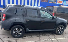 Renault Duster 2008–2017 Durvju rokturu uzlikas (4 gab., nerūs.) Carmos – turku nerūsējošais tērauds foto 2