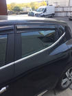 Renault Clio IV 2012–2019 Logu vēja deflektori HB (4 gab., Sunplex Sport) foto 7