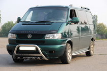 Volkswagen T4 Caravelle/Multivan 1990–2003 Ķengurstienis WT003 60 mm (nerūsējošais tērauds) 51 mm, ar uzrakstu foto 4