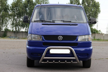 Volkswagen T4 Caravelle/Multivan 1990–2003 Ķengurstienis WT003 60 mm (nerūsējošais tērauds) 51 mm, ar uzrakstu foto 2