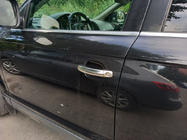 Audi Q7 2005–2015 Durvju rokturu uzlikas (4 gab., nerūsējošais tērauds) Carmos, ar pogu foto 1