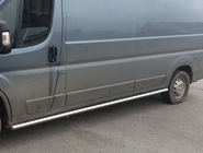 Citroen Jumper 2007–2025 Sānu caurules (2 gab., nerūs. tērauds) Garā bāze, Ø60 foto 1
