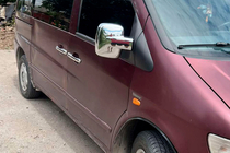 Mercedes Vito W638 1996–2003 Spoguļu uzlikas (2 gab., hromētas) Hromēta plastmasa foto 4