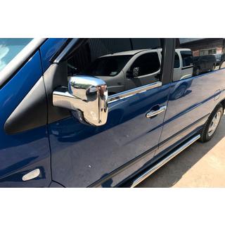 Spoguļu uzlikas (2 gab., hromētas) Mercedes Vito W638 1996–2003 foto 3
