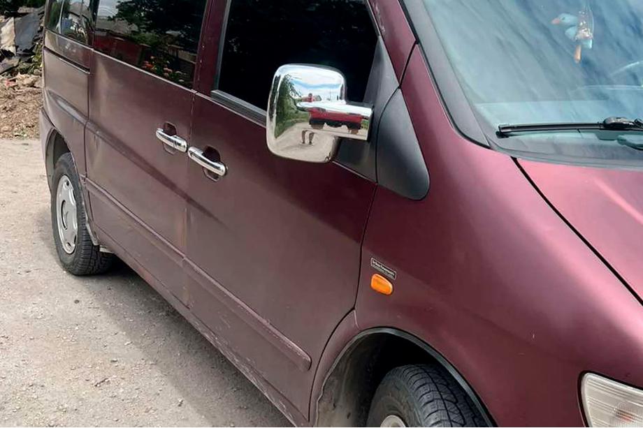 Mercedes Vito W638 1996–2003 Spoguļu uzlikas (2 gab., hromētas) Foto 4