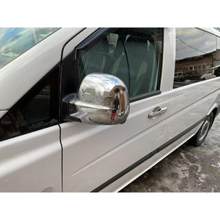 Hromētas spoguļu uzlikas Vito 2004-2010 (2 gab.) Mercedes Vito W639 2004–2014 foto 2