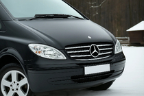 Mercedes Vito W639 2004–2014 Radiatora režģa uzlika 2004-2010 (nerūsējošais tērauds) Carmos - turku teras foto 1
