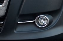 Fiat Doblo II 2010–2022 Miglas lukturu hroma apmale ar līnijām (2010-2015, 4 gab., nerūsējošais tērauds) Carmos - turku teras foto 8