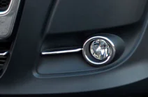 Fiat Doblo II 2010–2022 Miglas lukturu hroma apmale ar līnijām (2010-2015, 4 gab., nerūsējošais tērauds) foto 8
