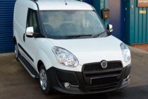 Fiat Doblo II 2010–2022 Miglas lukturu hroma apmale ar līnijām (2010-2015, 4 gab., nerūsējošais tērauds) Carmos - turku teras foto 4