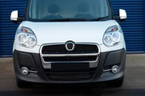 Fiat Doblo II 2010–2022 Miglas lukturu hroma apmale ar līnijām (2010-2015, 4 gab., nerūsējošais tērauds) foto 5