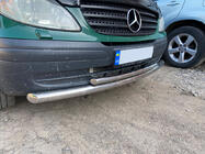 Mercedes Vito W639 2004–2014 Priekšējais aizsargstienis ST014 (nerūsējošais tērauds) 2004-2010, 60→42 mm foto 3