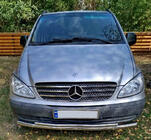 Mercedes Vito W639 2004–2014 Priekšējais aizsargstienis ST014 (nerūsējošais tērauds) 2004-2010, 60→42 mm foto 12