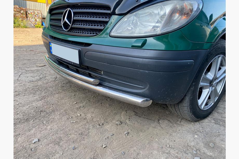 Mercedes Vito W639 2004–2014 Priekšējais aizsargstienis ST014 (nerūsējošais tērauds) 2004-2010, 60→42 mm Image