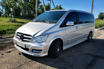 Mercedes Vito W639 2004–2014 Priekšējā bufera lūpas uzlika BRB V1 (krāsošanai) 2004–2010 gads foto 2