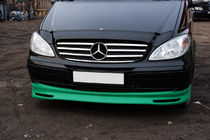 Mercedes Vito W639 2004–2014 Priekšējā bufera lūpas uzlika BRB V1 (krāsošanai) 2004–2010 gads foto 4