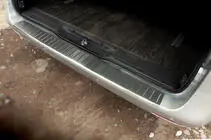 Mercedes Vito/V klase W447 2014– OmsaLine aizmugurējā bampera uzlika (nerūsējošais tērauds) Glancēta foto 4