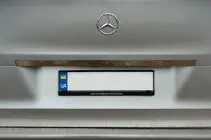 Mercedes Vito/V klase W447 2014– OmsaLine aizmugurējā bampera uzlika (nerūsējošais tērauds) Glancēta foto 6