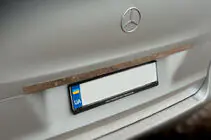 Mercedes Vito/V klase W447 2014– OmsaLine aizmugurējā bampera uzlika (nerūsējošais tērauds) Glancēta foto 7