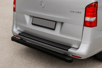 Mercedes Vito/V klase W447 2014– Aizmugurējā aizsargloka Moonlight (alumīnijs) Melns foto 2
