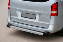 Mercedes Vito/V klase W447 2014– Aizmugurējā aizsargloka Moonlight (alumīnijs) Melns foto 1