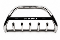 Mercedes Viano 2004–2014 Priekšējais aizsargstienis (bullbar) WT003/004 (nerūsējošais tērauds) foto 3
