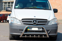 Mercedes Viano 2004–2014 Priekšējais aizsargstienis (bullbar) WT003/004 (nerūsējošais tērauds) foto 4