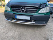 Mercedes Viano 2004–2014 Priekšējais aizsargstienis ST014 (nerūsējošais tērauds) 60/42 mm foto 3