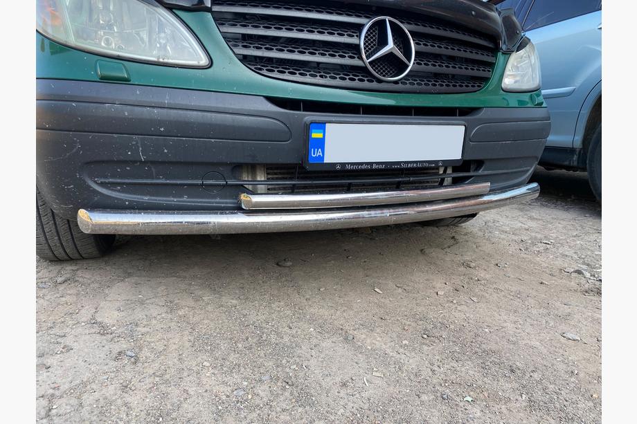 Mercedes Viano 2004–2014 Priekšējais aizsargstienis ST014 (nerūsējošais tērauds) 60/42 mm Image